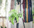 Macrame Wall Plant Hanger | Boho Decor Modern Macrame Hanging Planter Multi Colors | 27 inches